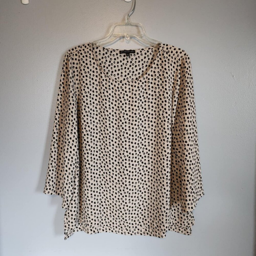 EUC Adrianna Papell Scoop Neck Blouse - Picture 4 of 4